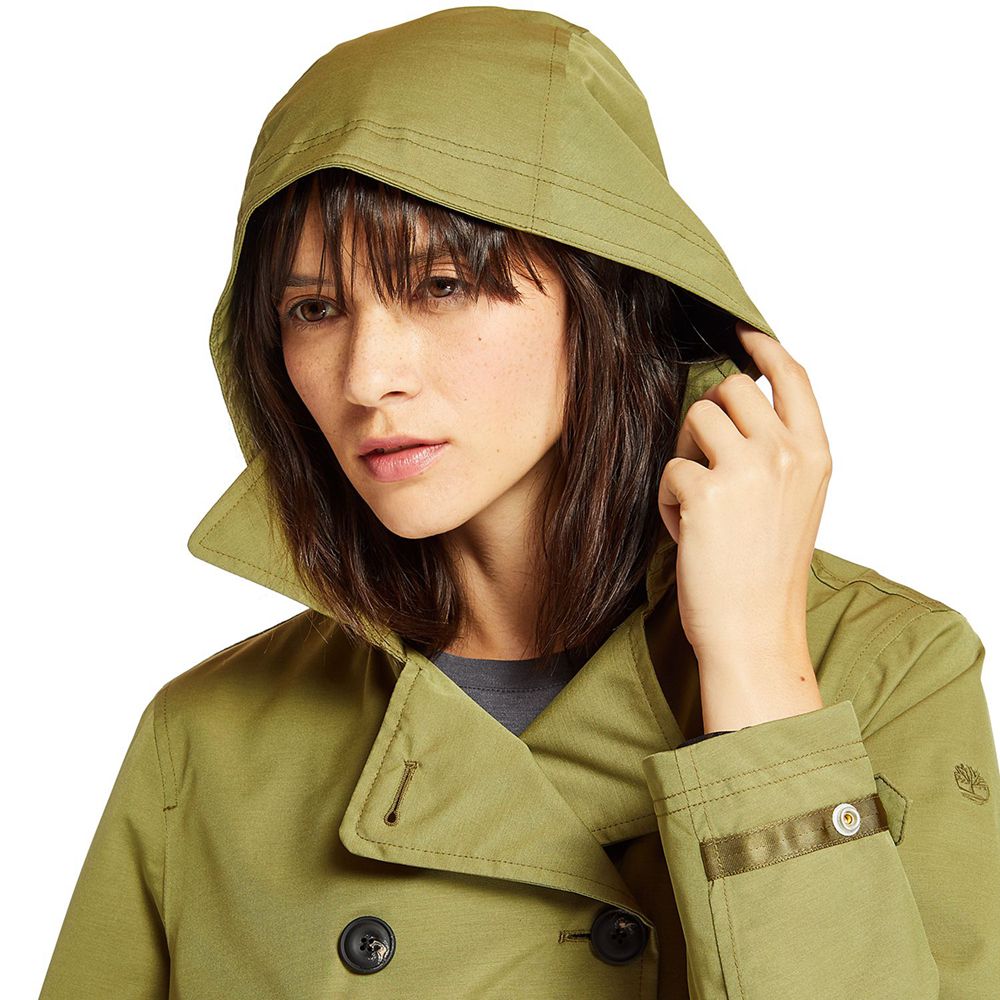 Geci Timberland Dama Masline Verzi - Classic Waterproof Trench - Romania - BDVGQC580